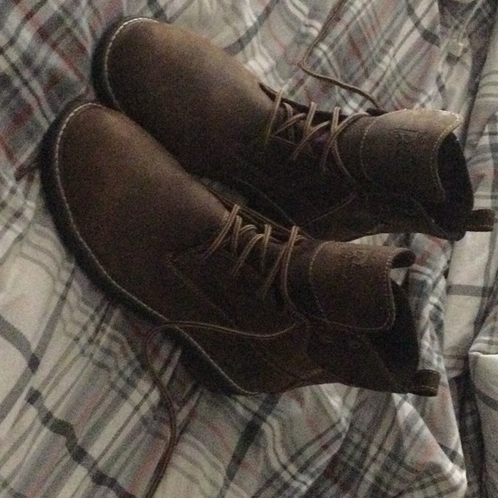 Steel Toe Leather Boots